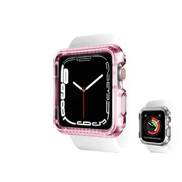 Itskins Spectrum Clear Series Case For Apple Watch 44/45Mm - Light Pink - Tashqila Itskins Spectrum Clear Series Case For Apple Watch 44/45Mm - Light Pink - Tashqila